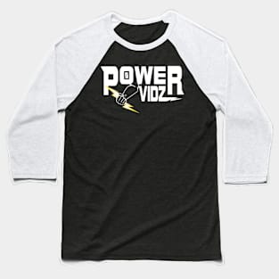 Power Vidz White Baseball T-Shirt